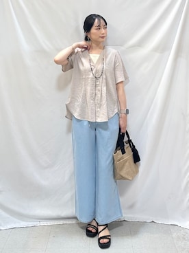 Hiromiさん(レディース・164cm)の夏コーディネート