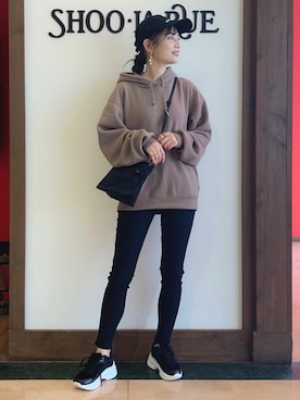 「DRESKIP（ドレスキップ）のアイテム（キャップ）」を使った、Hiromiさん（レディース・164cm）の秋コーディネート