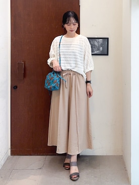 「アイテム（パンツ）」を使った、Hiromiさん（レディース・164cm・40代）の夏コーディネート