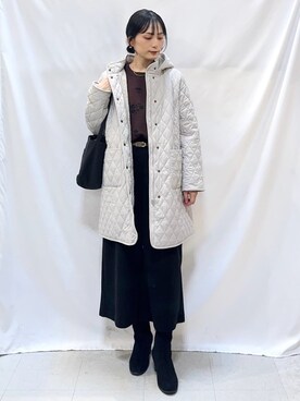 「DRESKIP（ドレスキップ）のアイテム」を使った、Hiromiさん（レディース・164cm）の冬コーディネート