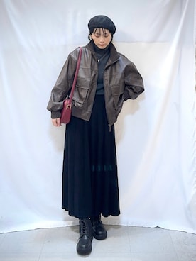 「SHOO・LA・RUE（シューラルー）のアイテム」を使った、Hiromiさん（レディース・164cm）の秋コーディネート