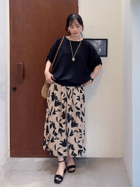 「DRESKIP（ドレスキップ）のアイテム」を使った、Hiromiさん（レディース・164cm）の夏コーディネート