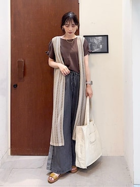 Hiromiさん（レディース・164cm）の夏コーディネート