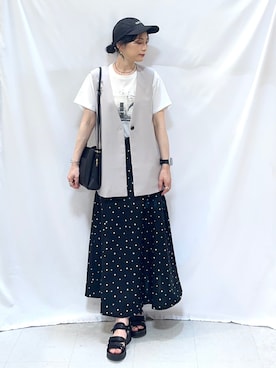 Hiromiさん(レディース・164cm)の夏コーディネート
