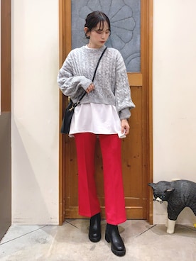 Hiromiさん(レディース・164cm)の冬コーディネート