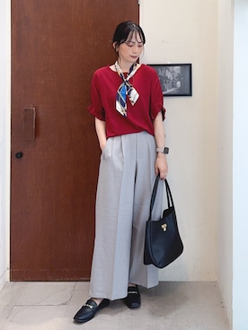 「アイテム（財布/小物）」を使った、Hiromiさん（レディース・164cm・40代）の夏コーディネート