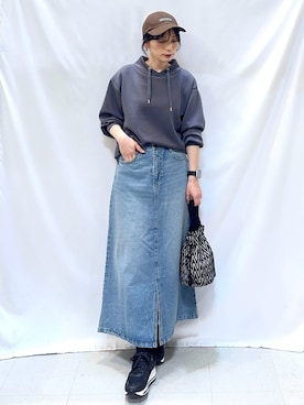 「Airpapel（エアパペル）のアイテム」を使った、Hiromiさん（レディース・164cm）の冬コーディネート