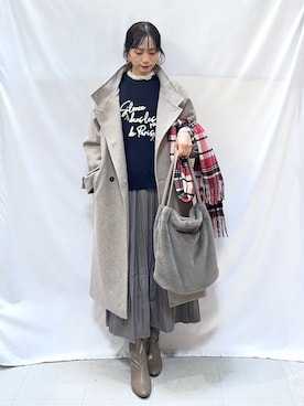 Hiromiさん(レディース・164cm)の冬コーディネート