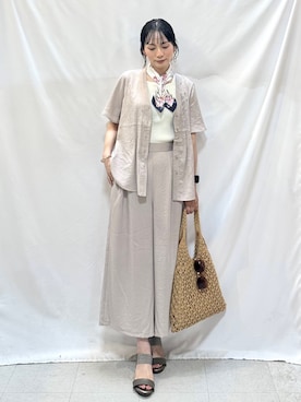 Hiromiさん（レディース・164cm）の夏コーディネート