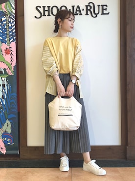 「スカンツ」｜Hiromiさん（レディース・164cm）の春コーディネート