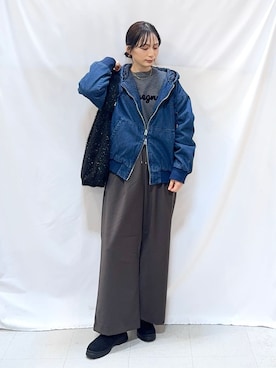 Hiromiさん（レディース・164cm）の冬コーディネート