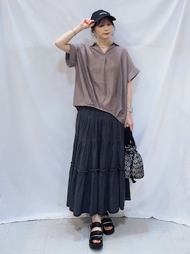 Hiromiさん（レディース・164cm）の夏コーディネート