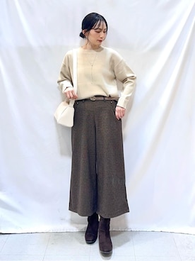 Hiromiさん(レディース・164cm)の冬コーディネート