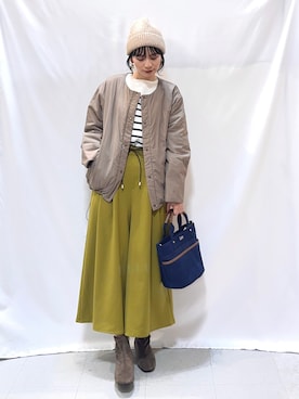「SHOO・LA・RUE（シューラルー）のアイテム」を使った、Hiromiさん（レディース・164cm）の秋コーディネート