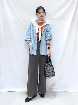 「INDIVI（インディヴィ）のアイテム」を使った、Hiromiさん（レディース・164cm）の春コーディネート