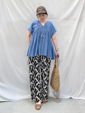 Hiromiさん(レディース・164cm)の夏コーディネート