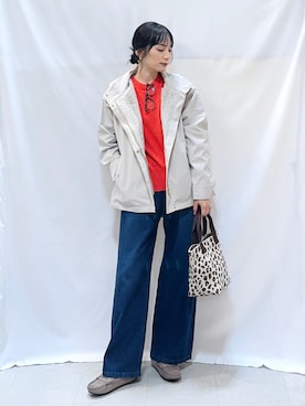 「アイテム（ブルゾン）」を使った、Hiromiさん（レディース・164cm・40代）の秋コーディネート