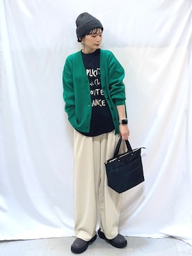 「SHOO・LA・RUE（シューラルー）のアイテム」を使った、Hiromiさん（レディース・164cm）の秋コーディネート