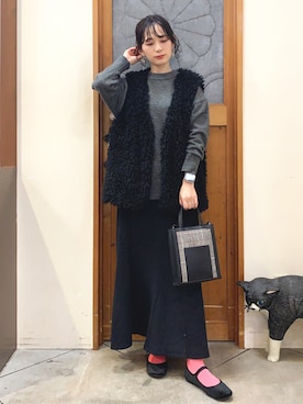 Hiromiさん（レディース・164cm）の冬コーディネート