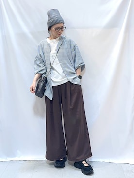 Hiromiさん（骨格ウェーブ・レディース・164cm・40代）の秋コーディネート