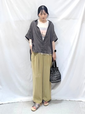 Hiromiさん(レディース・164cm)の夏コーディネート