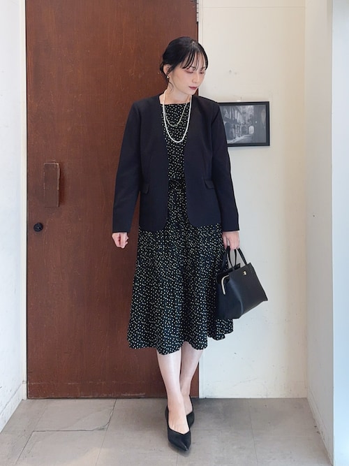 洗える/S-3L/セットアップ可】セレモニーや通勤に カットジョーゼット