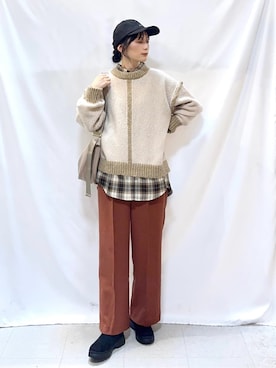 Hiromiさん(レディース・164cm)の冬コーディネート