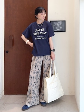 「アイテム（トップス）」を使った、Hiromiさん（レディース・164cm・40代）の夏コーディネート