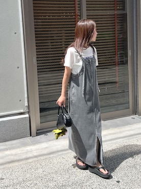 LUNAさん（骨格ナチュラル・レディース・150cm）の夏コーディネート