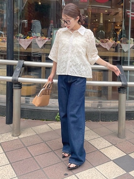 LUNAさん（骨格ナチュラル・レディース・150cm）の夏コーディネート