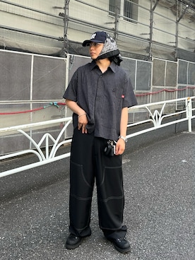 「Danner（ダナー）のアイテム」を使った、kento fujiwara さん（メンズ・166cm）の夏コーディネート