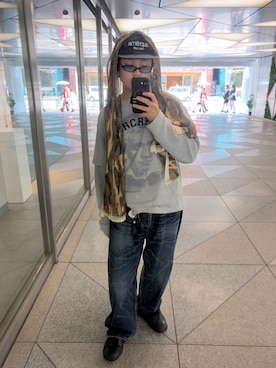 「Sourcream（サワークリーム）のアイテム」を使った、kento さん（メンズ・165cm）の春コーディネート