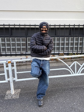 「アイテム（ブルゾン）」を使った、kento fujiwara さん（メンズ・165cm）の秋コーディネート