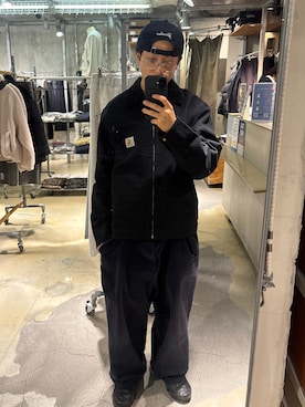 「アイテム（ブルゾン）」を使った、kento fujiwara さん（メンズ・165cm）の秋コーディネート