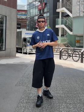 「ゲームシャツ」｜kento fujiwara さん（メンズ・165cm）の夏コーディネート