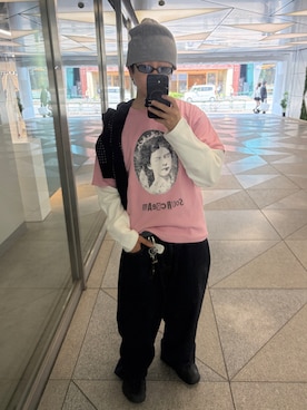 「Sourcream（サワークリーム）のアイテム」を使った、kento さん（メンズ・165cm）の春コーディネート