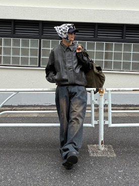「アイテム（パンツ）」を使った、kento fujiwara さん（メンズ・165cm）の秋コーディネート