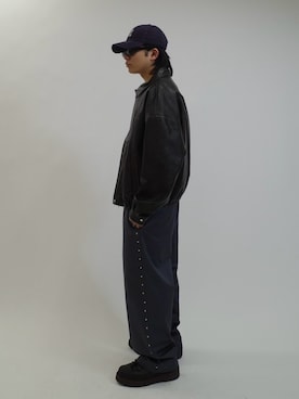 「アイテム（ジャケット/アウター）」を使った、kento fujiwara さん（メンズ・166cm・20代）の冬コーディネート
