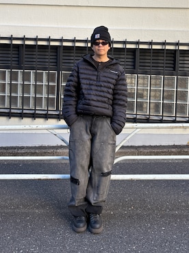 「アイテム（チノパンツ）」を使った、kento fujiwara さん（メンズ・165cm・20代）の冬コーディネート