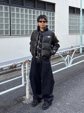 kento fujiwara さん（メンズ・165cm）の冬コーディネート