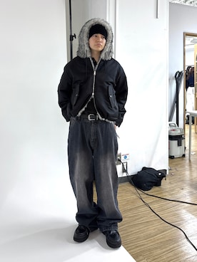 「アイテム（Tシャツ/カットソー）」を使った、kento fujiwara さん（メンズ・165cm）の秋コーディネート