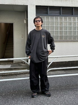 「アイテム（カーゴパンツ）」を使った、kento fujiwara さん（メンズ・166cm・20代）の夏コーディネート