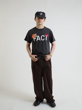 「アイテム（スウェットパンツ）」を使った、kento fujiwara さん（メンズ・165cm）の夏コーディネート