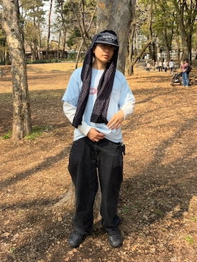 「Sourcream（サワークリーム）のアイテム」を使った、kento さん（メンズ・165cm）の春コーディネート