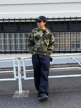 「アイテム（ニット/セーター）」を使った、kento fujiwara さん（メンズ・165cm）の秋コーディネート