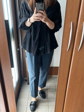 「TORY BURCH（トリーバーチ）のアイテム（腕時計）」を使った、Yuuさん（レディース・155cm）の秋コーディネート