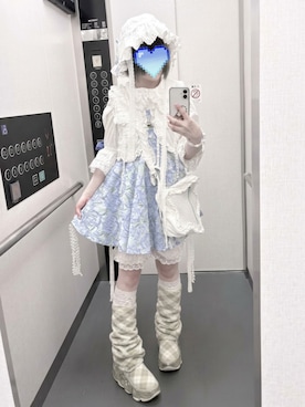 「アイテム（ハット）」を使った、ぽんさん（レディース・149cm）の秋コーディネート