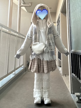 ぽんさん（レディース・149cm）の冬コーディネート