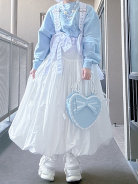 「アイテム（スウェット）」を使った、ぽんさん（レディース・149cm）の冬コーディネート