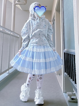 「outfit」｜「アイテム（ワンピース/ドレス）」を使った、ぽんさん（レディース・149cm）の冬コーディネート